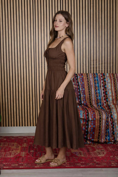 Espresso Hour Midi Dress
