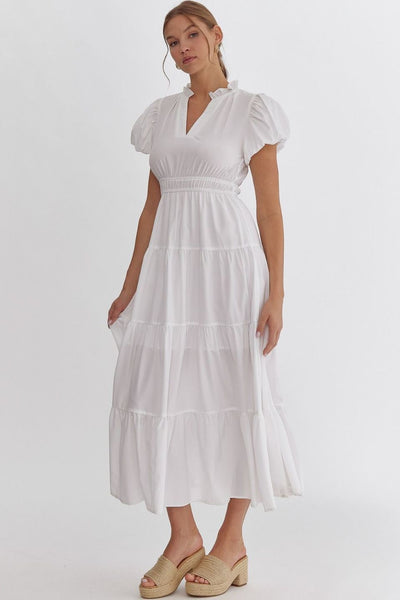 Escape Maxi Dress - White