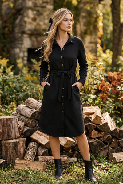 Bonefire Dress-Black