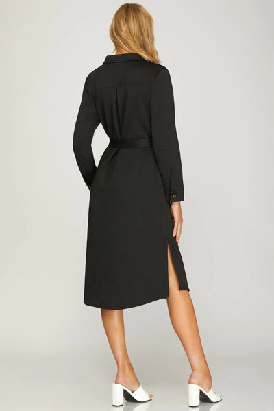 Bonefire Dress-Black