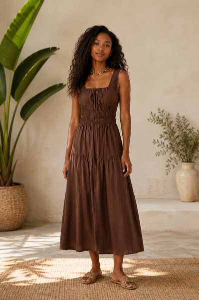 Espresso Hour Midi Dress
