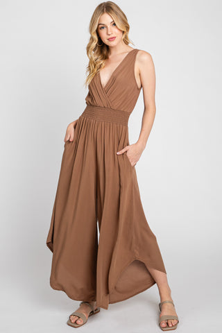 Juniper Jumpsuit - Clay Brown