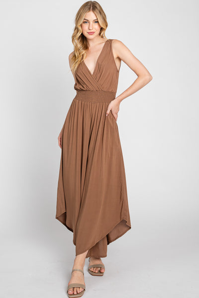 Juniper Jumpsuit - Clay Brown