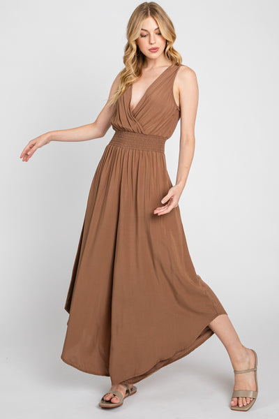 Juniper Jumpsuit - Clay Brown