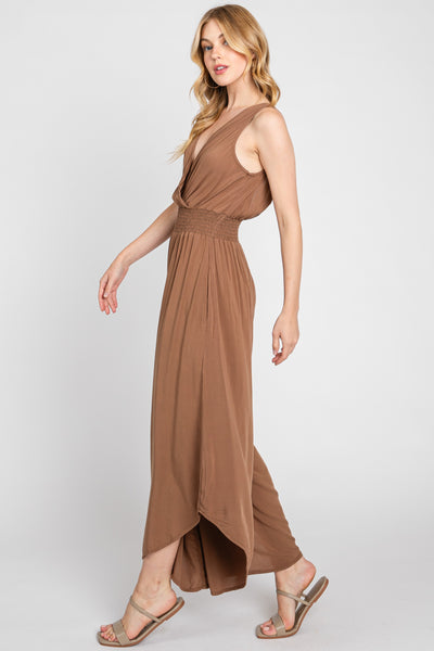 Juniper Jumpsuit - Clay Brown