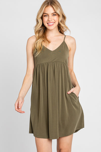 Iris Dress - Olive