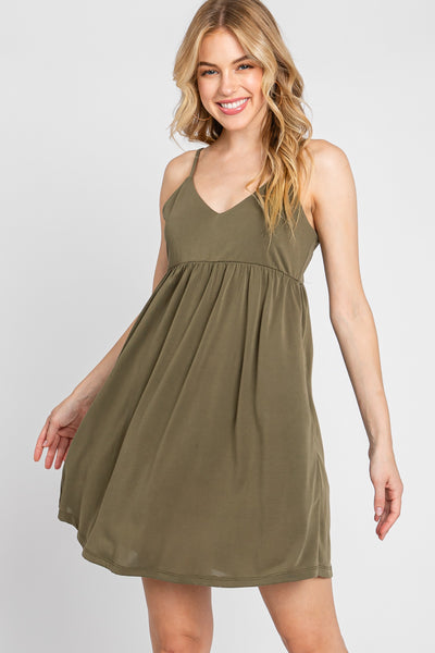 Iris Dress - Olive