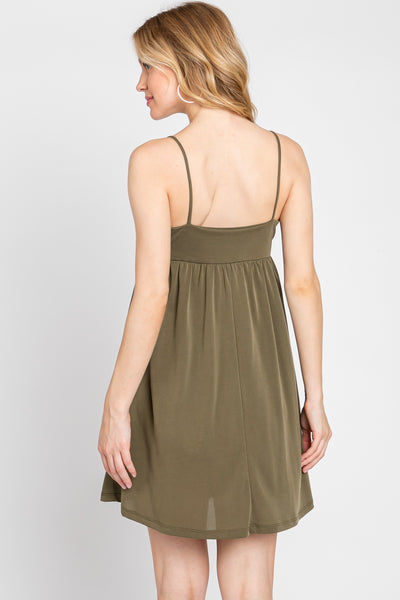 Iris Dress - Olive