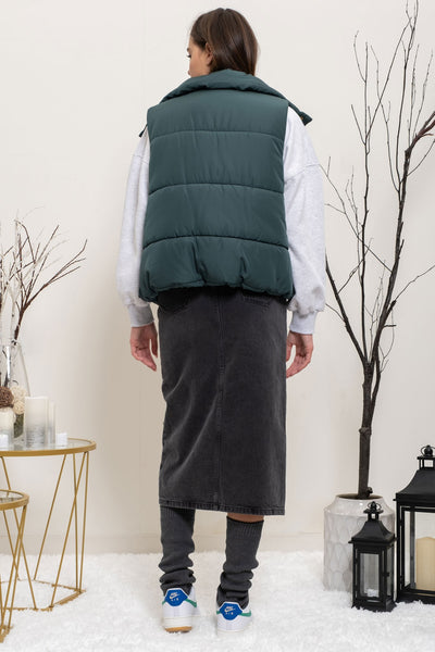 On The Go Vest - Hunter Green