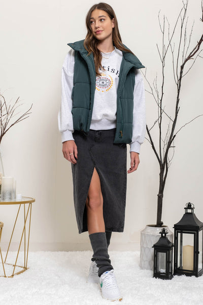 On The Go Vest - Hunter Green