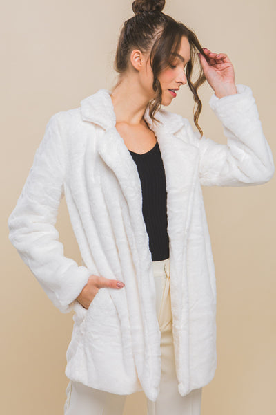 The Teddy Jacket - Ivory