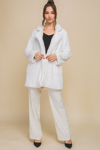 The Teddy Jacket - Ivory