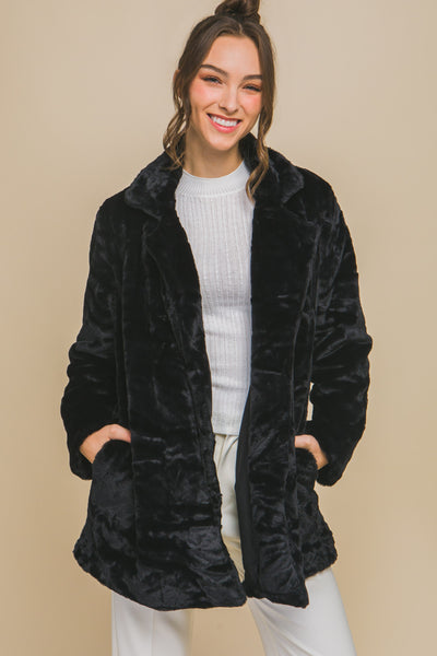 The Teddy Jacket - Black