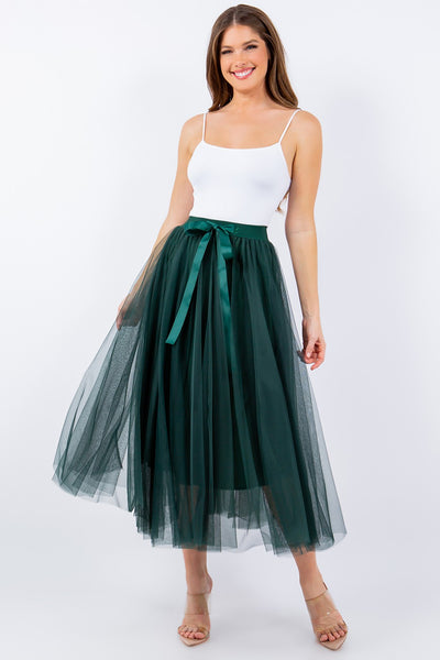Merry And Bright Skirt - Green