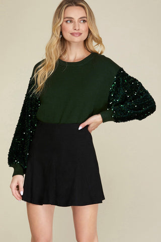 Mistletoe Sweater - Green