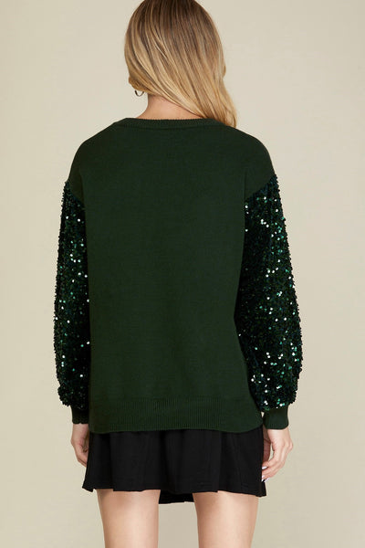 Mistletoe Sweater - Green