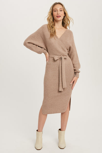 Limitless Sweater Dress - Latte