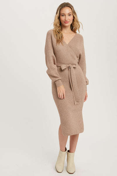 Limitless Sweater Dress - Latte