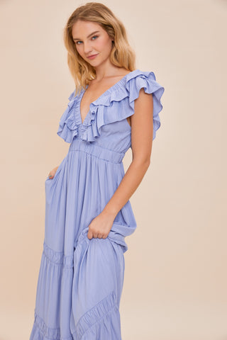 Victoria Maxi Dress - Lilac