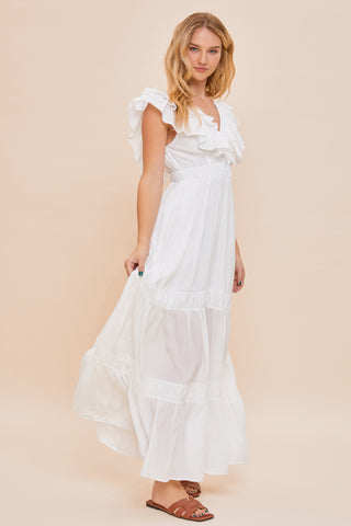 Victoria Maxi Dress - White