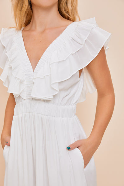 Victoria Maxi Dress - White