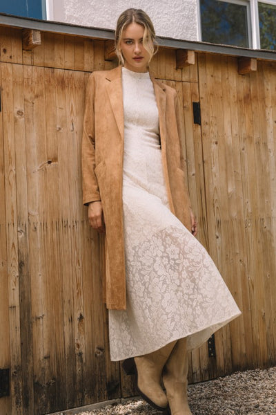 The Heirloom Suede Jacket - Camel