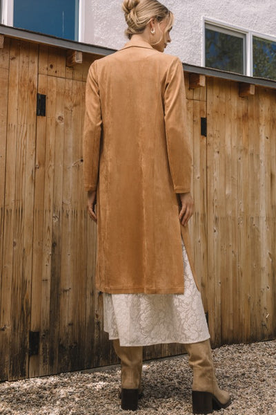 The Heirloom Suede Jacket - Camel