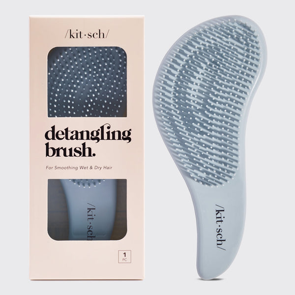 Kitsch Detangling Hair Brush - Haze Blue