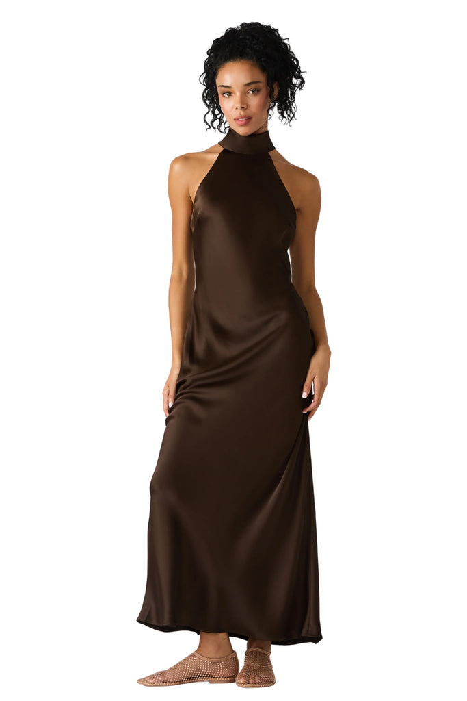 Steve Madden Lara Maxi Dress - Dark Espresso