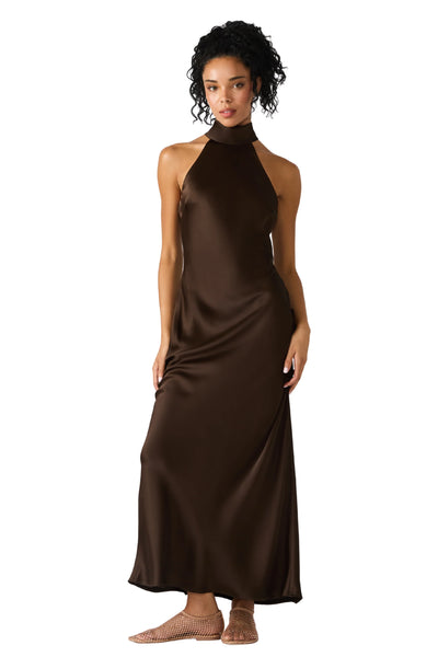 Steve Madden Lara Maxi Dress - Dark Espresso