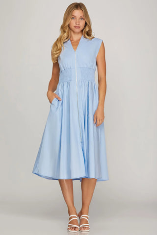 Monroe Maxi Dress - Lt. Blue