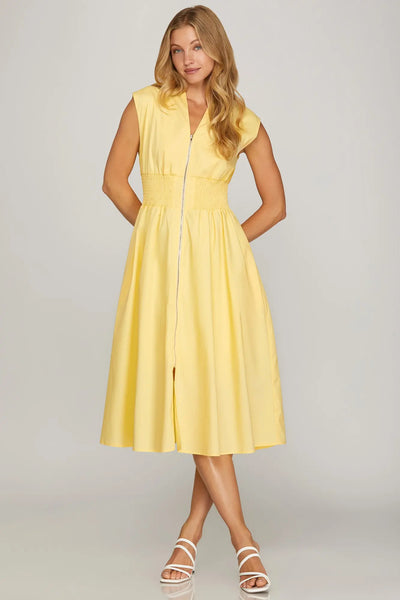 Monroe Maxi Dress-Yellow