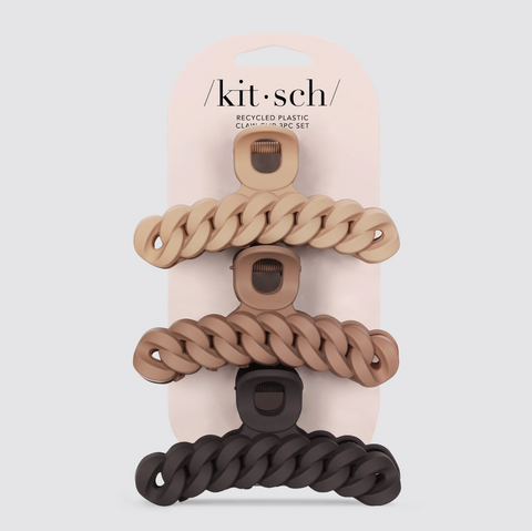 Kitsch Plastic Chain Claw 3pc Set