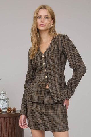 Brook Jacket - Brown Multi