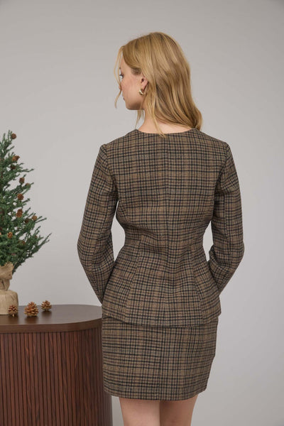 Brook Jacket - Brown Multi