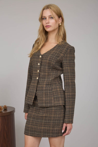 Brook Jacket - Brown Multi