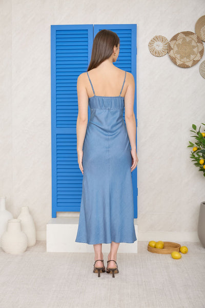 Denim Darling Maxi Dress
