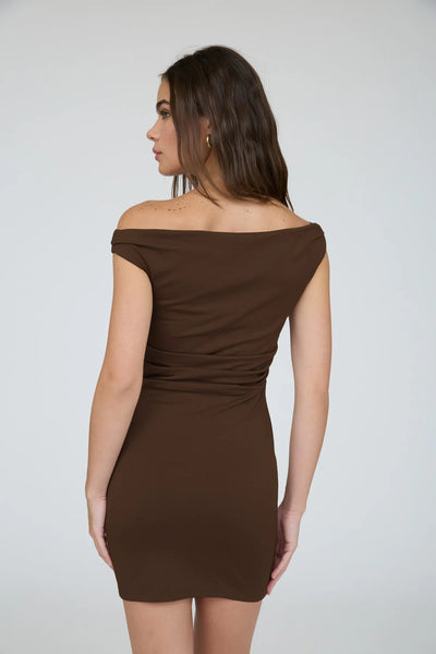 The Blair Dress - Brown