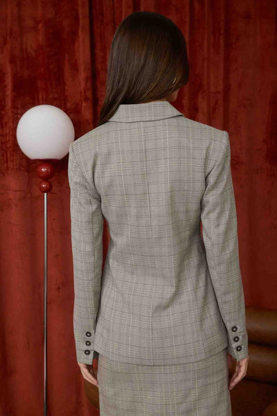 Everette Jacket - Light Taupe Multi