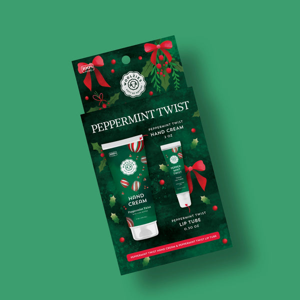 Peppermint Twist Duo-Hand Cream&Lip Mask