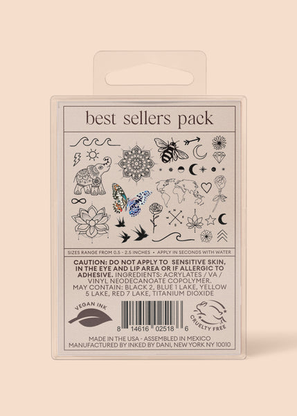 Temporary Tattoos - Best Sellers