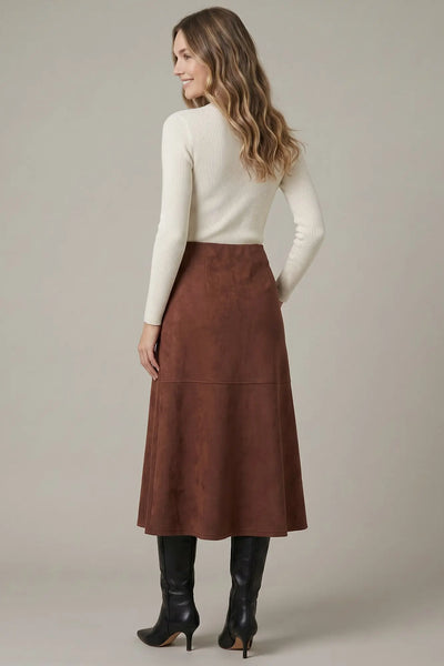 Autumn Glow Skirt-Mahogany