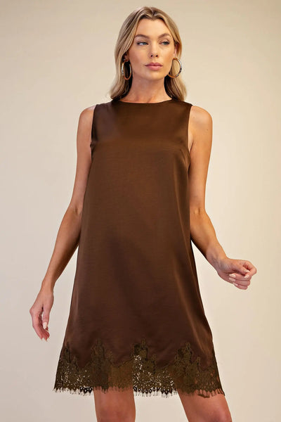 Ava Dress - Brown