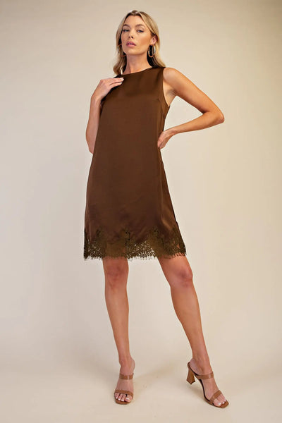 Ava Dress - Brown