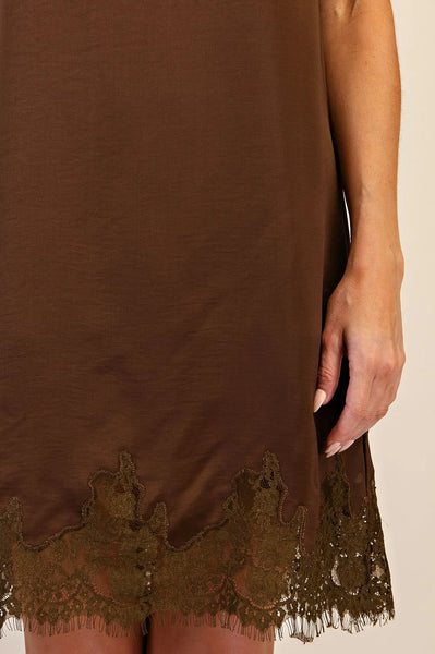 Ava Dress - Brown