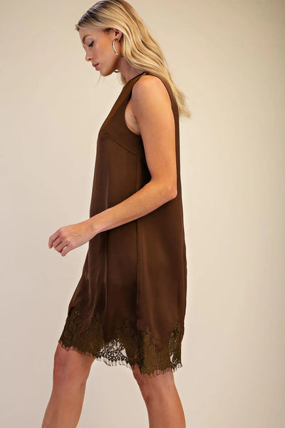 Ava Dress - Brown