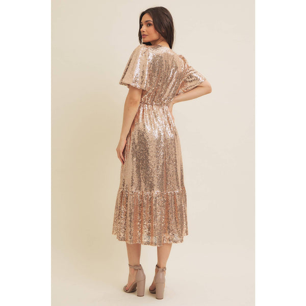 Holidaze Sequin Midi Dress