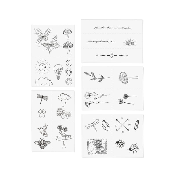 Temporary Tattoos - Explorer Pack