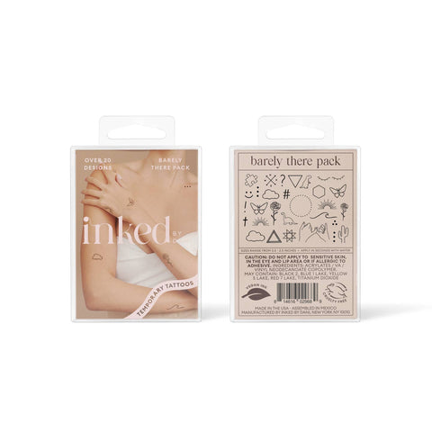 Temporary Tattoos - Barely There Pack