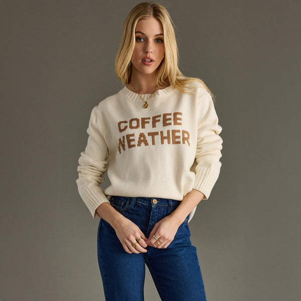 Coffee Weather Sweater - Ivory